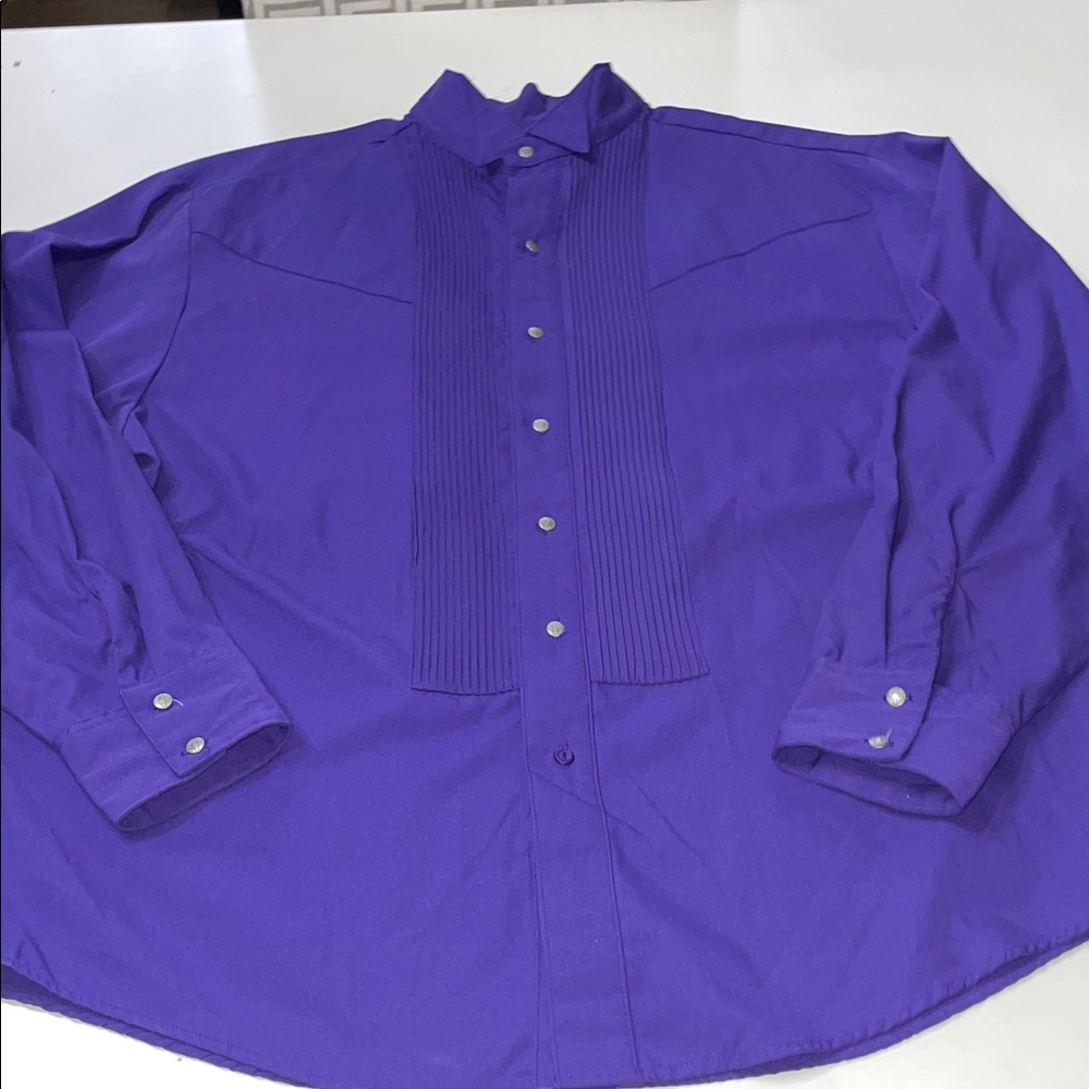 Steer West Made I. USA western dress shirt XL